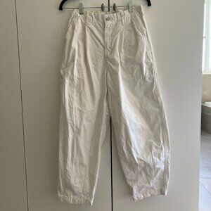 Levi's Barrel Leg White Pants